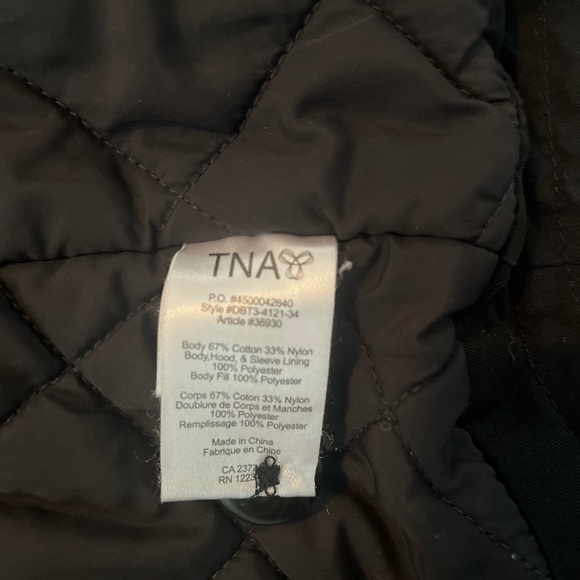 Aritzia (TNA) Black Platoon Jacket | Size: W Medium - Picture 8 of 9